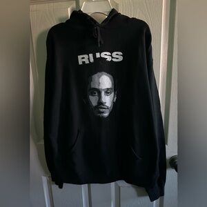 Black Hoodie of Rapper Russ